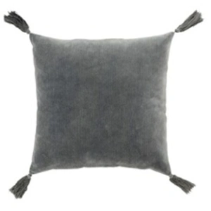 Comparateur de prix : Paris Prix Coussin Déco Déhoussable Flok 45x45cm Gris
