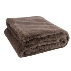 Comparateur de prix : Paris Prix Plaid Imitation Fourrure "Cutie" 130x180cm Taupe