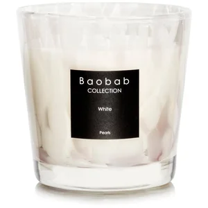 Baobab Collection Pearls White bougie parfumée 8 cm pas cher