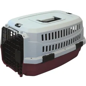 Comparateur de prix : M-pets Caisse de transport Viaggio Carrier M pour chien - Bordeaux et gris