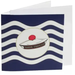 RueDeLaFete Carte d'Invitation et Enveloppe Marin pas cher
