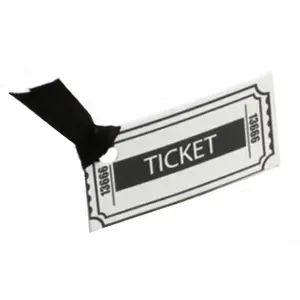 RueDeLaFete Planche de 6 Etiquettes Ticket de cinéma pas cher