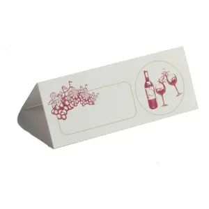RueDeLaFete Marque-place carton Vigne & Vin 9,5cm pas cher
