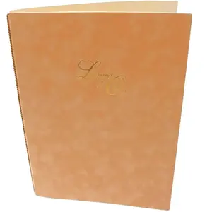 RueDeLaFete Livre d'Or luxe, souple Corail pas cher