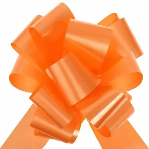 RueDeLaFete Sachet 10 Grands noeuds, Orange pas cher