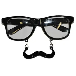 Comparateur de prix : RueDeLaFete Lunettes Fantaisies Moustaches Noire