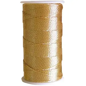 RueDeLaFete Ficelle Dorée 1mm en bobine de 30m (fil or) pas cher