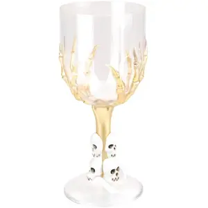 RueDeLaFete Verre À Pied Halloween Transparent - Blanc pas cher