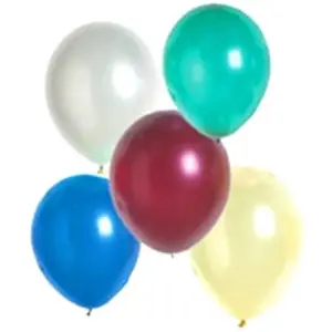 RueDeLaFete Grand sachet 100 ballons nacrés, 30 cm, multicolores pas cher
