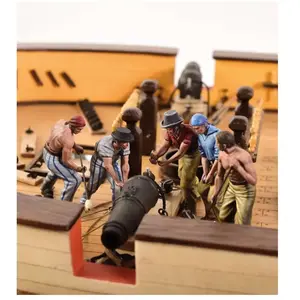 Artesania Lot de 10 figurines de navires en métal : canonniers à l'échelle 1/48 pas cher