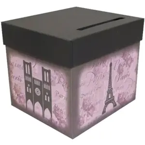 RueDeLaFete Urne carton romance Paris pas cher