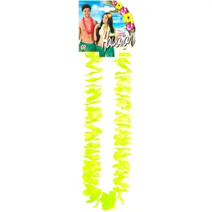 Collier Hawaïen Fluroescent - JauneVendu parruedelafete