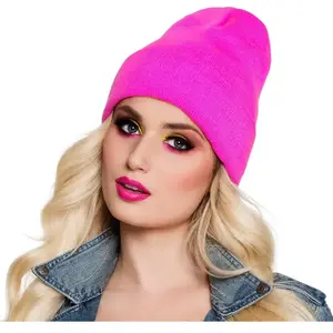 Comparateur de prix : Bonnet Fluo Rose - Adulte
