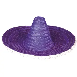 Comparateur de prix : RueDeLaFete Chapeau Sombrero Fernando Violet - Adulte