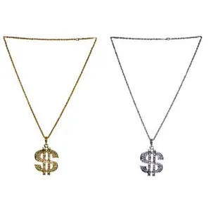 Comparateur de prix : RueDeLaFete Collier Dollars Or - Mixte - Adulte - A partir de 18 ans