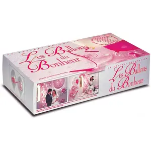 RueDeLaFete Coffret 251 ballons Les Ballons Du Bonheur, Lilas et blanc pas cher
