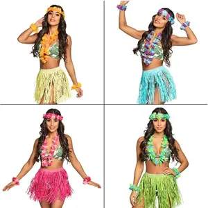 RueDeLaFete Set Hawai (Couleur Au Choix) pas cher