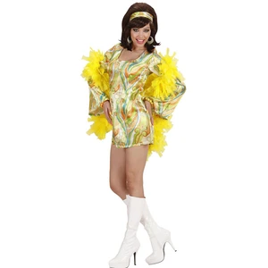 Comparateur de prix : RueDeLaFete Déguisement Seventies Jaune - Femme