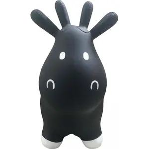 Animal Sauteur Vache Skippy NOIR Tryco pas cher