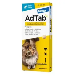 Elanco AdTab pour Chats > 2,0-8,0 kg | 3 comprimés à croquer pas cher