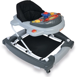 BANINNI Classic - Trotteur Bébé - 2en1 - De 6 mois à 12 kg - GrisVendu parcdiscount