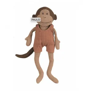 Egmont Toys Peluche singe souriant Paulo pas cher