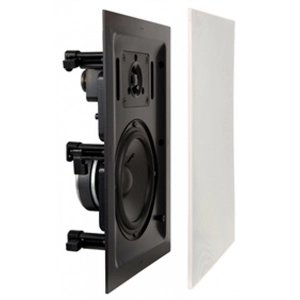 Paire d'enceintes encastrables rectangulaires 80 watts blanches Artsound FL301 pas cher