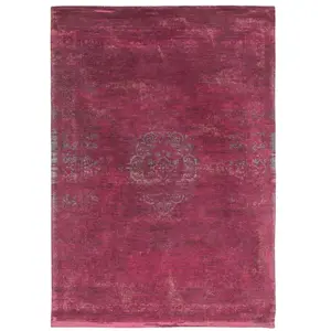 Non communiqué Tapis Louis De Poortere Medallion Design Écarlate 140 X 200cm pas cher