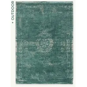 Non communiqué Tapis Louis De Poortere Medallion Design Jade 170 X 240cm pas cher