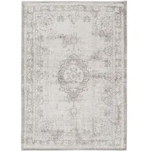 Comparateur de prix : Non communiqué Tapis Louis De Poortere Medallion Design Sel Poivre 170 X 240cm