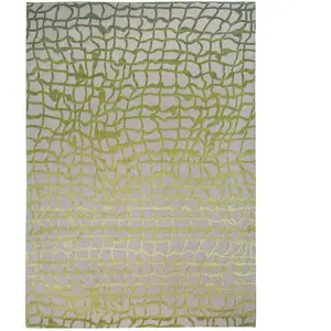Non communiqué Tapis Louis De Poortere Dedalo Design Vert République 140 X 200cm pas cher