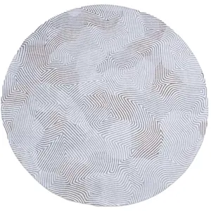 Comparateur de prix : Non communiqué Tapis Louis De Poortere Coral Design Blanc D'huître Rond 240 Cm