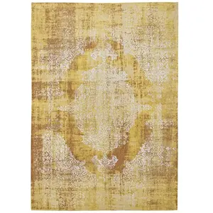 Comparateur de prix : Tapis salon et chambre tissé plat 200x280 cm Jaune
