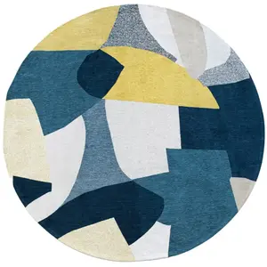 Comparateur de prix : Tapis salon et chambre moderne tissé plat 240x240 cm Multicolore