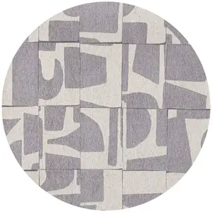Comparateur de prix : Tapis salon et chambre moderne tissé plat 240x240 cm Gris