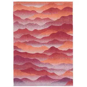 Comparateur de prix : Tapis salon et chambre tissé plat 140x200 cm Rouge