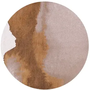 Comparateur de prix : Tapis salon et chambre tissé plat Diam 140 cm Marron