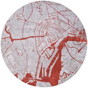 Comparateur de prix : Tapis salon et chambre moderne tissé plat 240x240 cm Rouge
