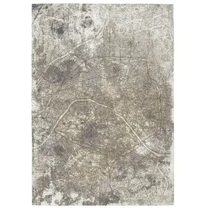 Comparateur de prix : Tapis salon et chambre tissé plat 140x200 cm Gris