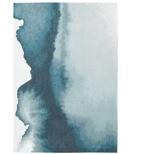 Tapis salon et chambre tissé plat BLUE MIRAGE 280 x 390 cm pas cher
