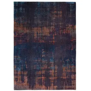 Non communiqué Tapis Louis De Poortere Venetian Dust Design Bleu Coucher De Soleil 140 X 200cm