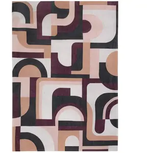 Comparateur de prix : Non communiqué Tapis Louis De Poortere Module Design Rose Rohé 140 X 200cm