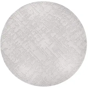 Comparateur de prix : Non communiqué Tapis Louis De Poortere Baobab Design Huître Tsingy Rond 240 Cm