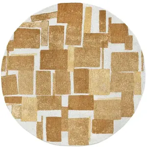 Comparateur de prix : Tapis salon et chambre tissé plat CHUNKY 140 x 140 cm