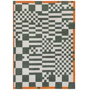 Comparateur de prix : Tapis salon et chambre tissé plat GREEN OCEAN 170 x 240 cm
