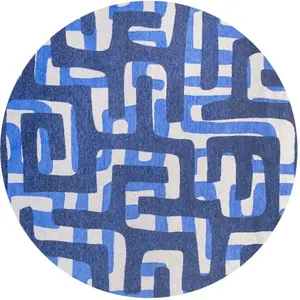 Comparateur de prix : Tapis salon et chambre tissé plat 170x240 cm Bleu