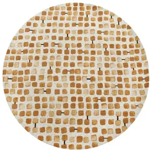 Comparateur de prix : Tapis salon et chambre tissé plat PEACHY 240 x 240 cm