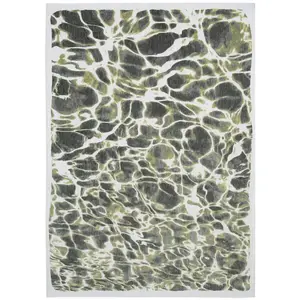 Comparateur de prix : Tapis salon et chambre tissé plat 170x240 cm Vert