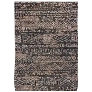Comparateur de prix : Non communiqué Tapis Louis De Poortere Kilim Design Rabat Noir 140 X 200cm