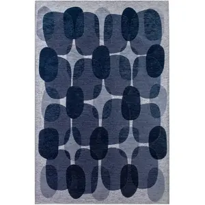 Novatrend Tapis Cafe Bleu 140x200cm pas cher
